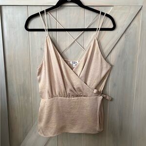 Express Tan/Gold Sexy Women’s Top